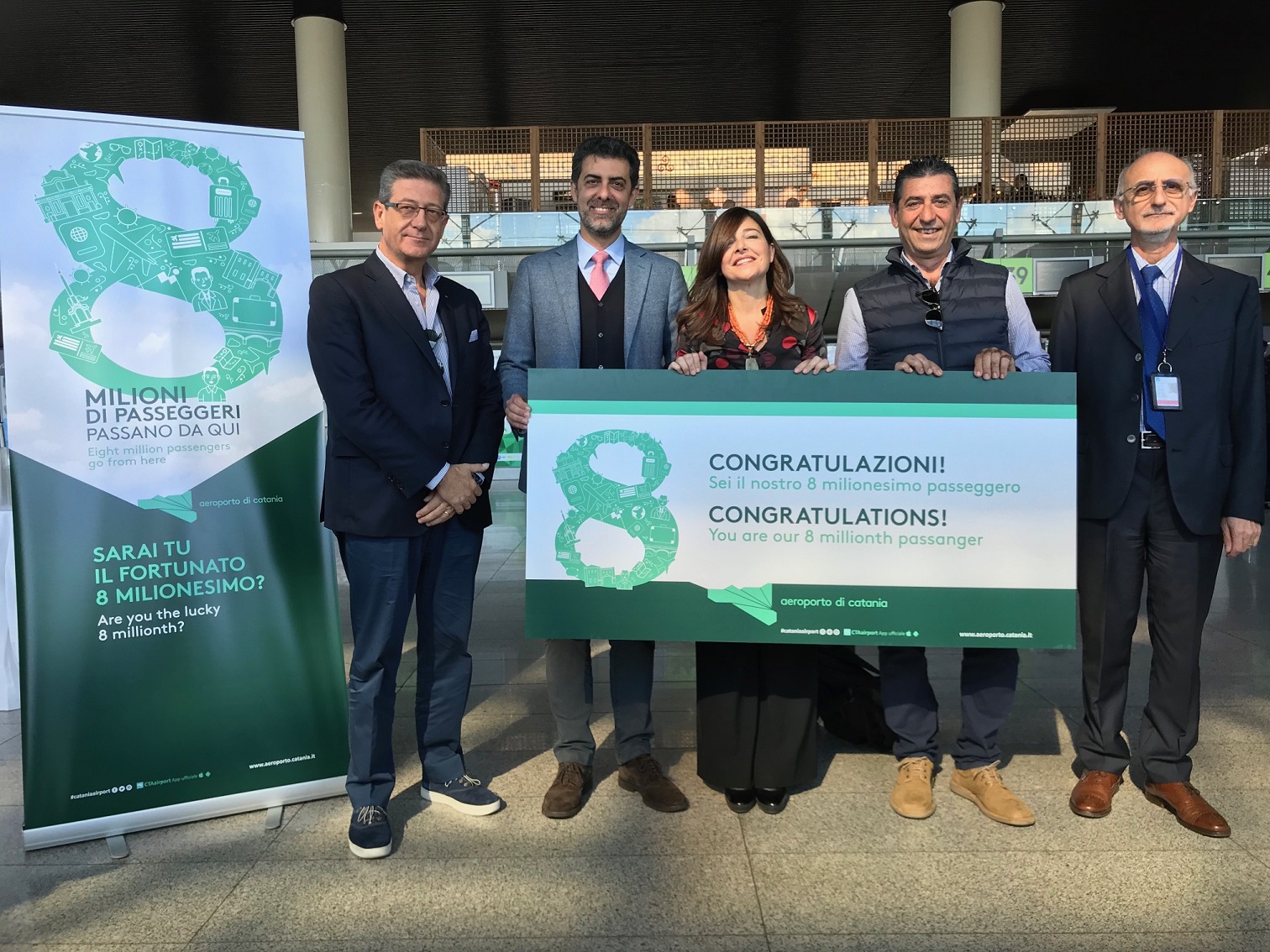 L'Aeroporto di Catania a quota 8 milioni di passeggeri